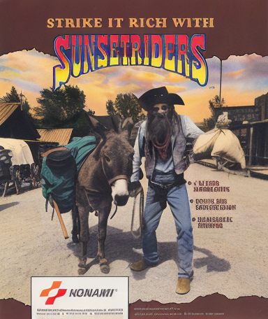 Sunset Riders (bootleg of Mega Drive version)