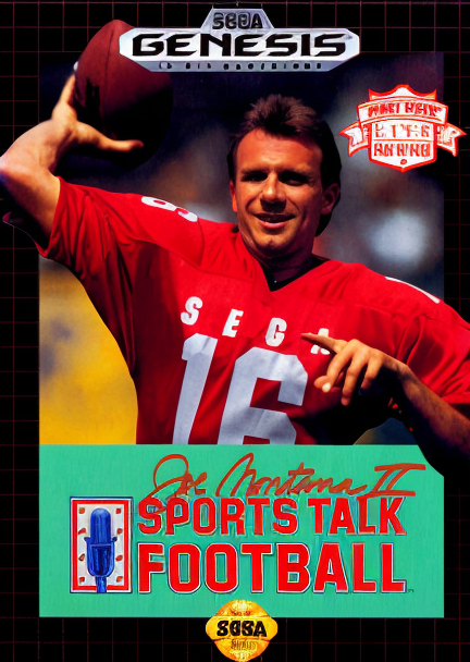 Joe Montana Sports Talk Football 2