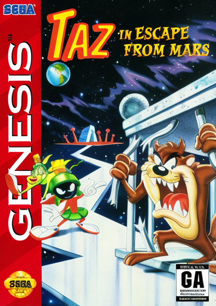 Taz in Escape from Mars